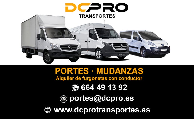Alquiler de furgonetas con conductor