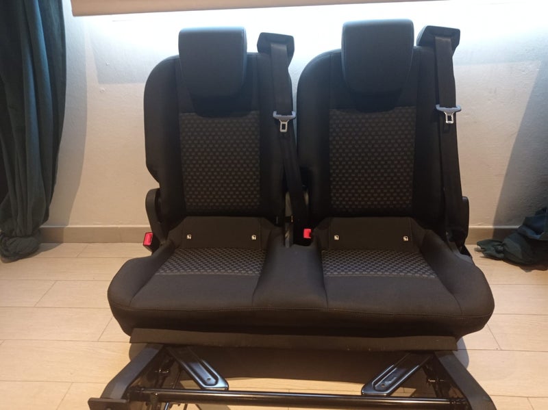 asiento doble trasero de Ford Transit custom