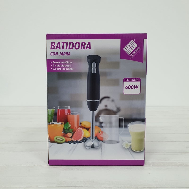 batidora de cocina con jarra de 600w 