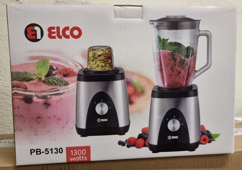 BATIDORA DE VASO CRISTAL 1300W ELCO