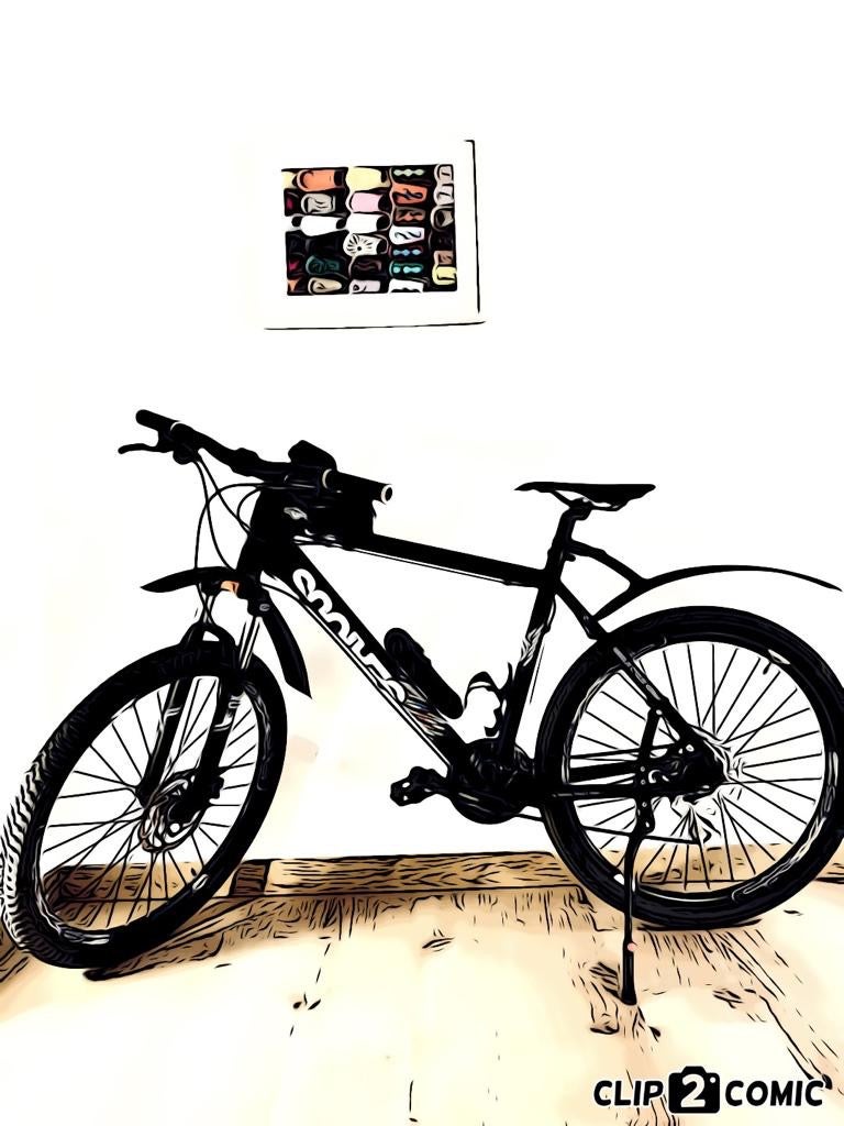 Bicicleta de montaña aspecto DIRTY