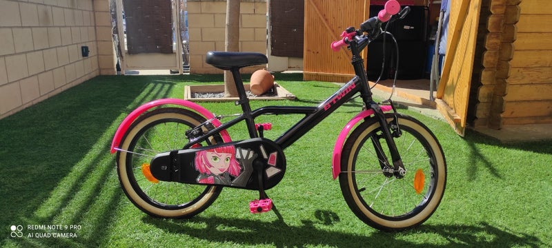 Bicicleta infantil 4-6 años + accesorios 