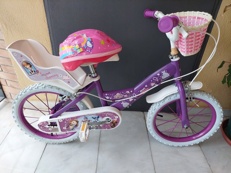 bicicleta infantil niña de 16pulgadas 