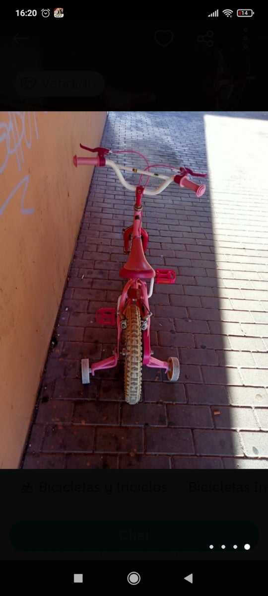 bicicleta para niña 6-8años