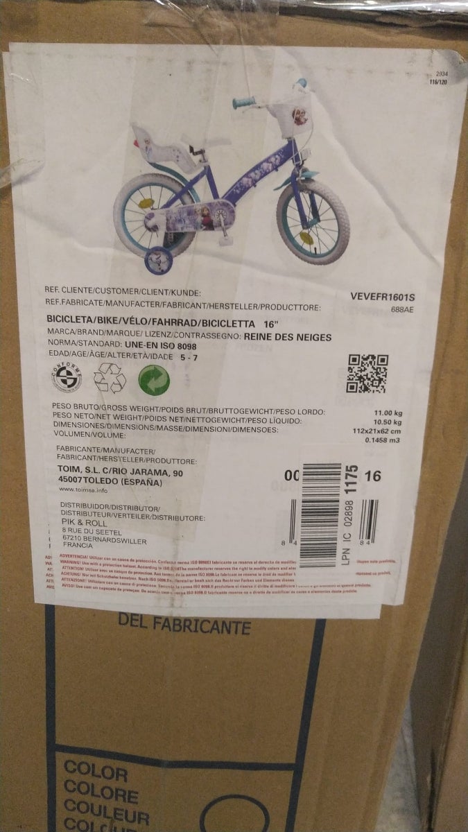 bicicleta para peques