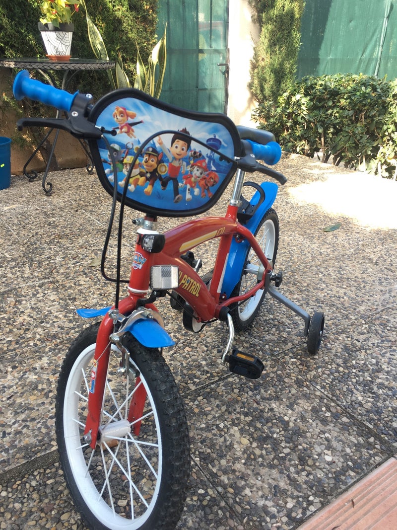 Bicicleta Paw Patrol