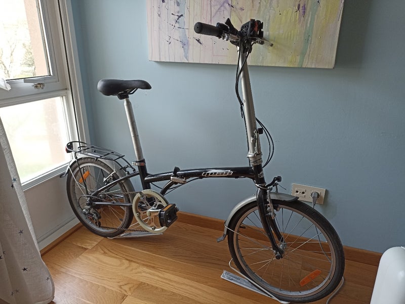 Bicicleta plegable con cesto marca Yeah!