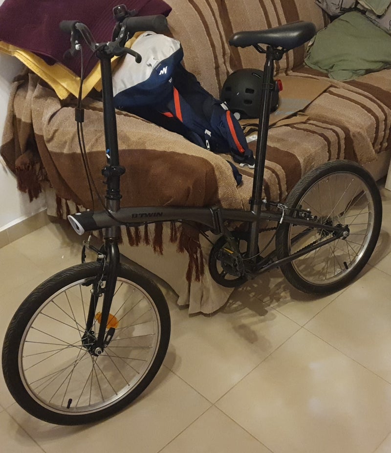 bicicleta plegable decathlon 