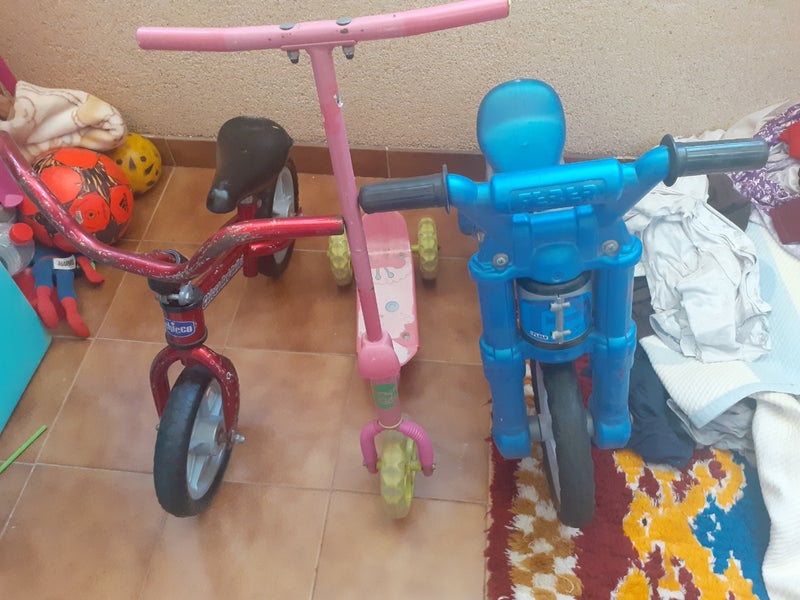 bicicleta y moto