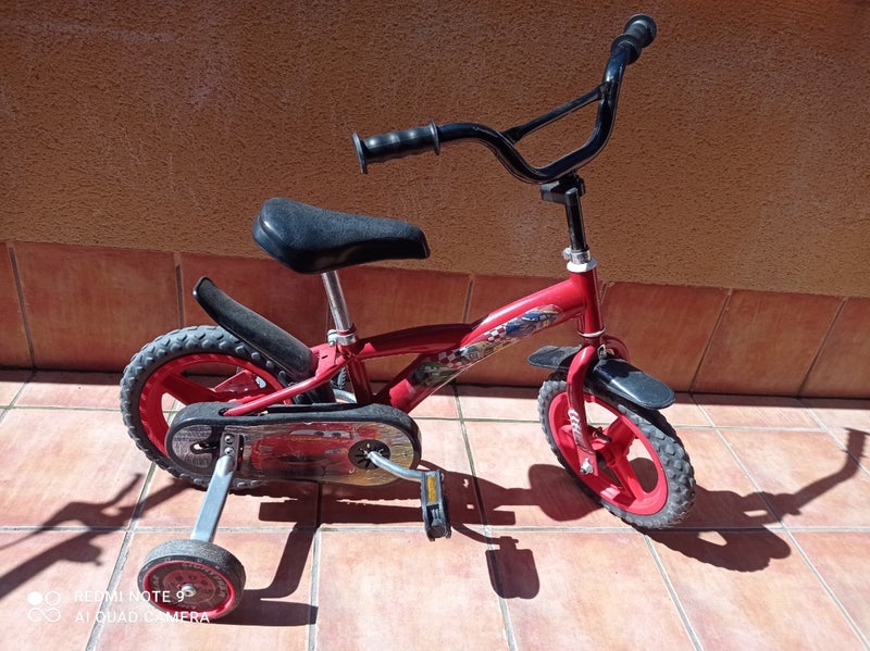 bici infantil Cars 12 pulgadas