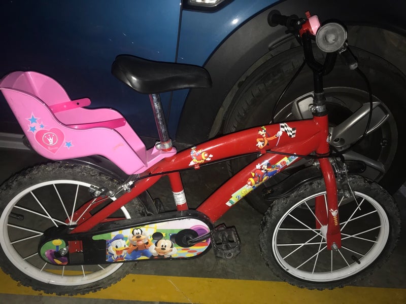 Bici niños con ruedines desmontables