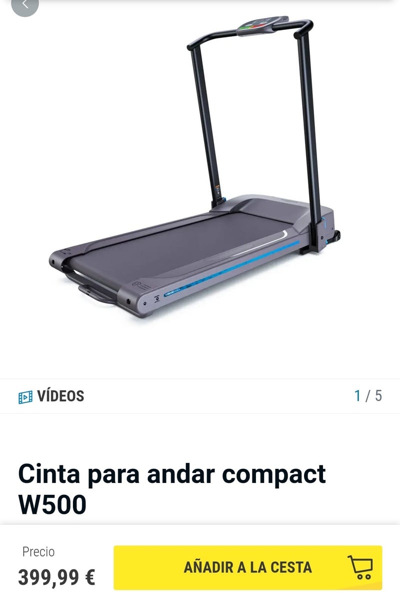 Cinta de caminar/correr Walk500