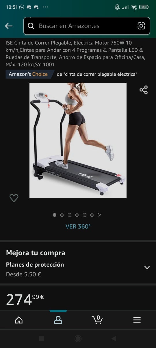 Cinta de Correr seminueva sin uso