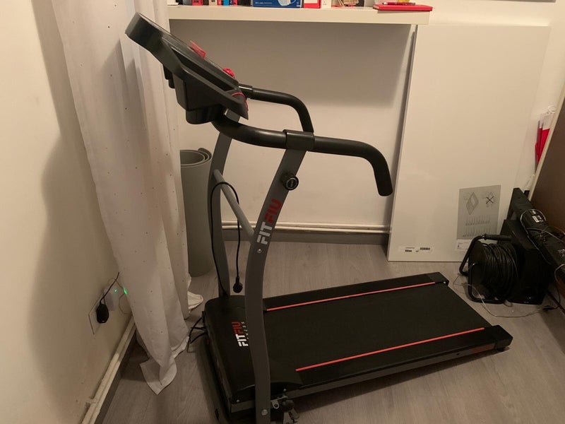 cinta de correr + set de pesas