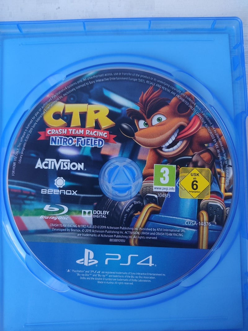 Crash Team Racing Nitro Fueled PS4