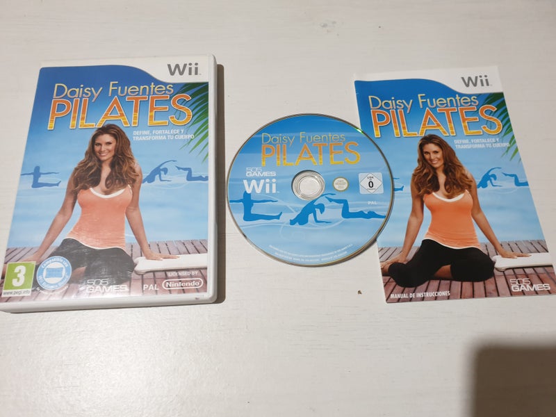 Daisy Fuentes Pilates Nintendo Wii Español Rareza