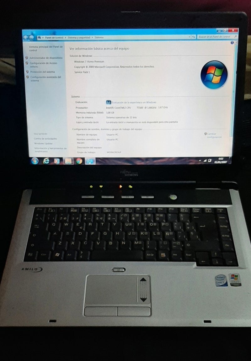 Fujitsu Siemens Amilo 1536 Portatil
