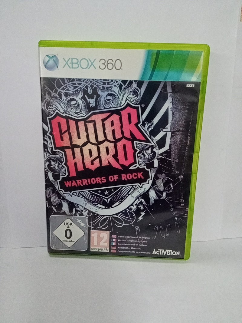 GUITAR HERO WARRIORS OF ROCK XBOX 360