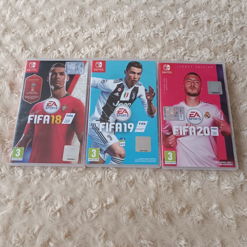 Juegos FIFA 18, 19 y 20 para Nintendo Switch