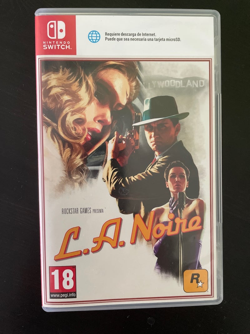 L. A. Noire Nintendo swicht 