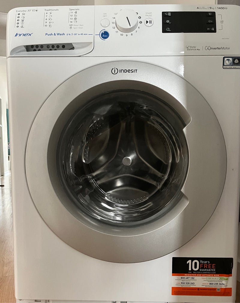 Lavadora 9kg en garantía, por traslado