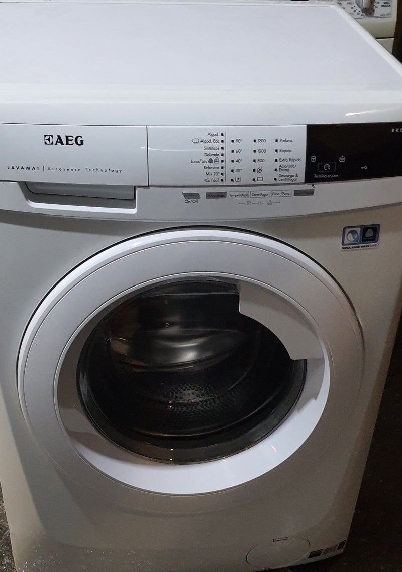lavadora aeg 8kg 1200rpm