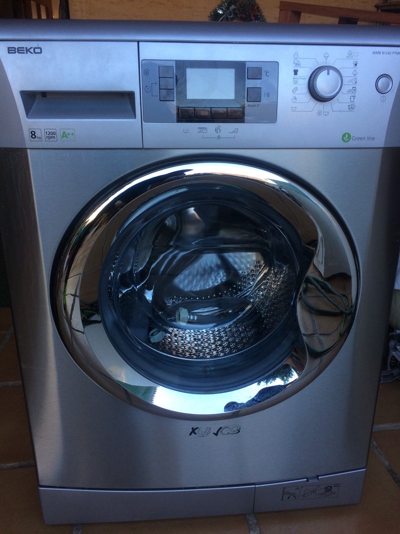 LAVADORA BEKO 8KG A++ ACERO 