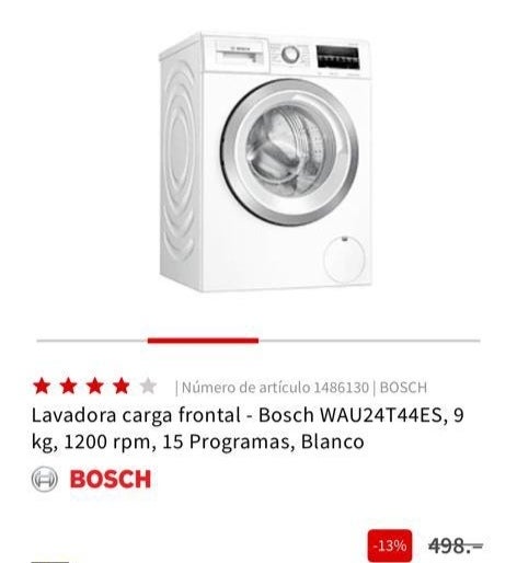 lavadora BOSH