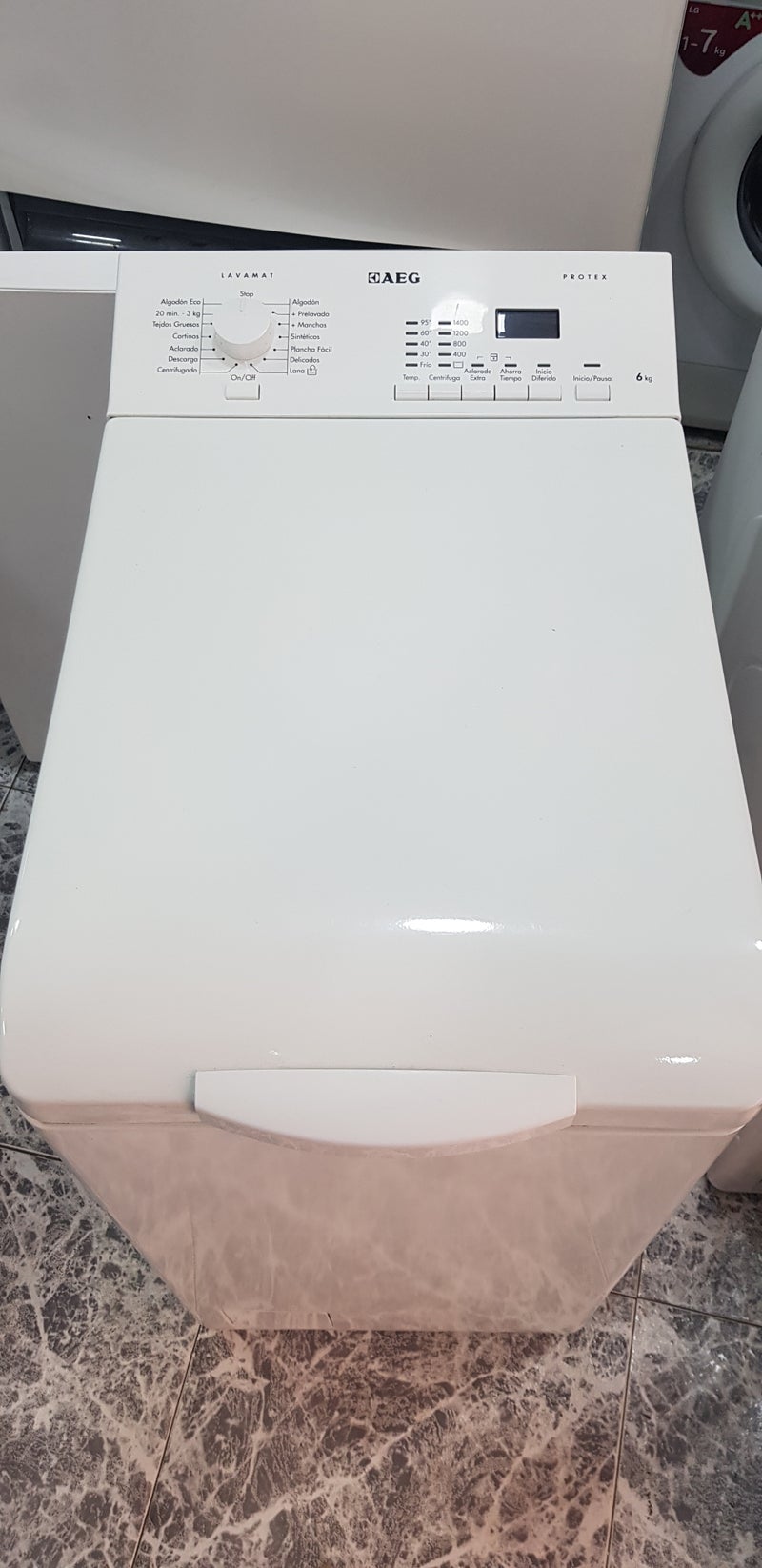 LAVADORA CARGA SUPERIOR AEG