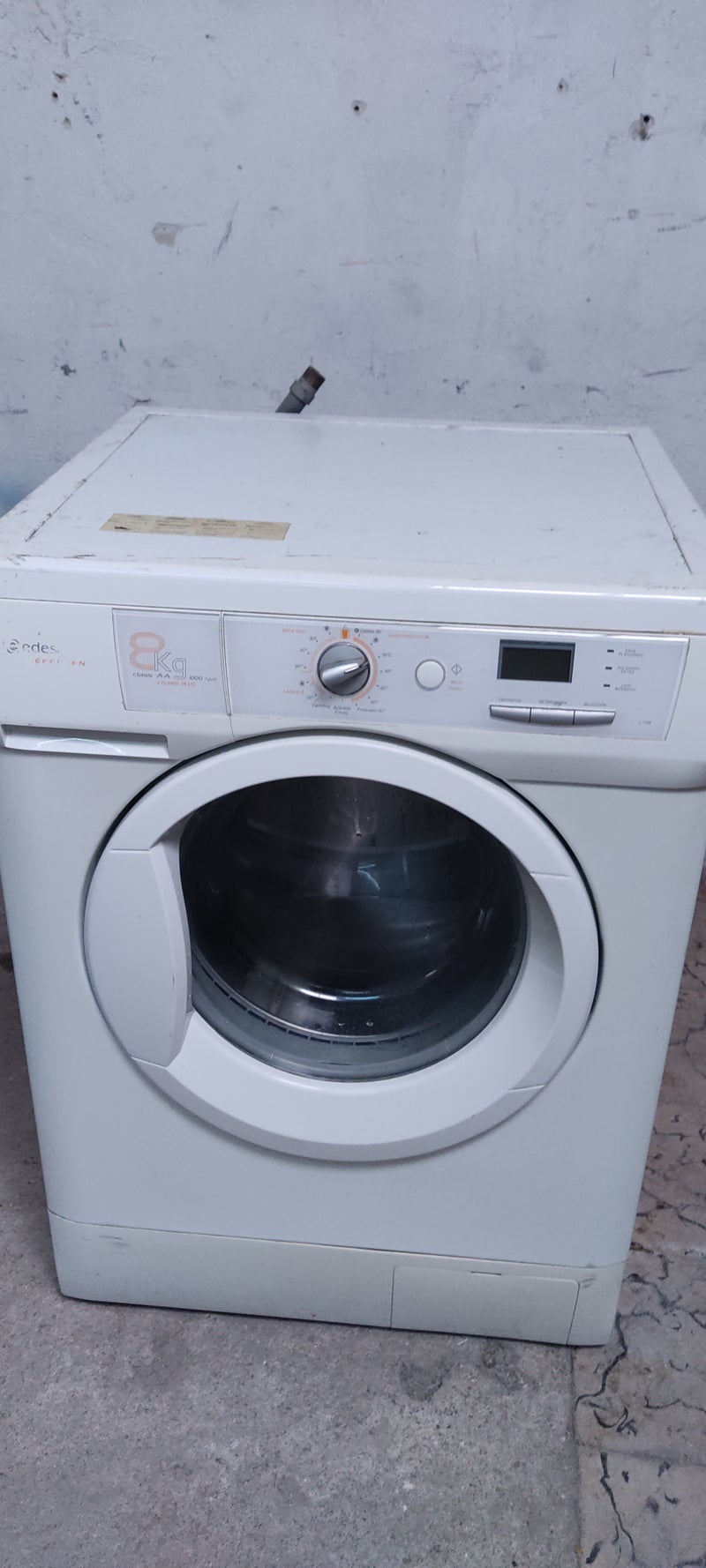 Lavadora edesa 8 kg