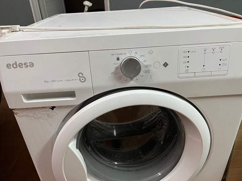 Lavadora  Edesa segunda mano. 8000 carga 8 kgr 