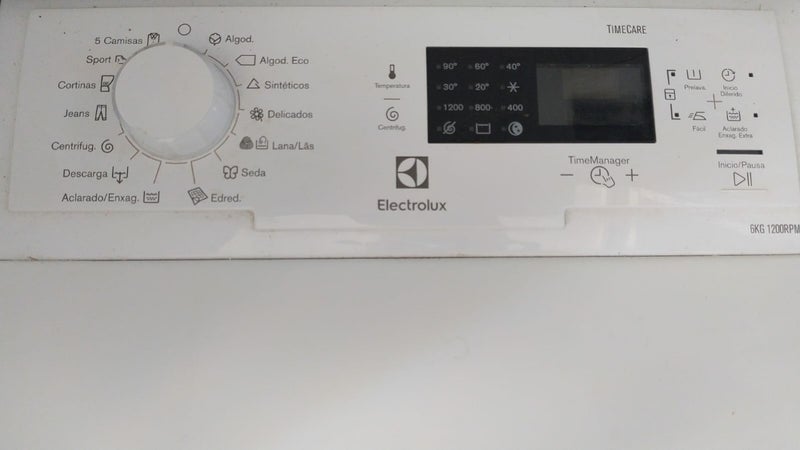 LAVADORA ELECTROLUX CARGA SUPERIOR