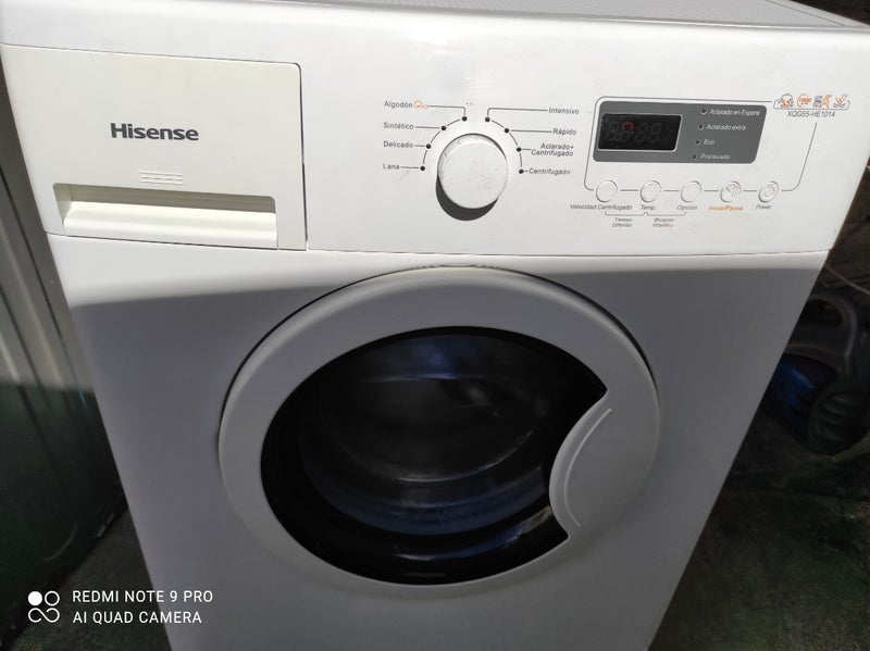 lavadora Hisense casi nueva