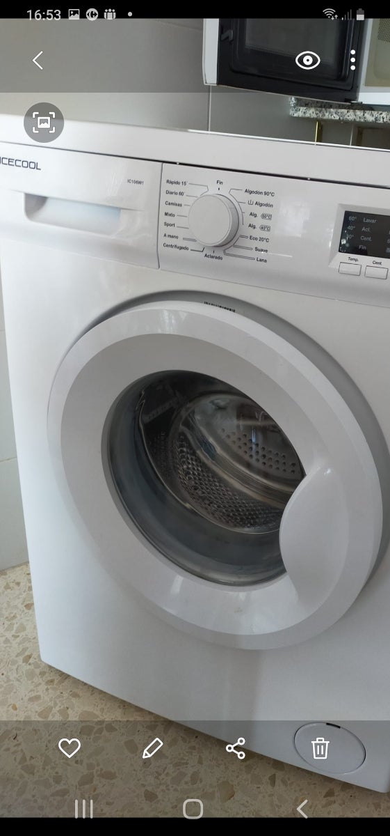 LAVADORA ICECOOL IC106WI 6KG