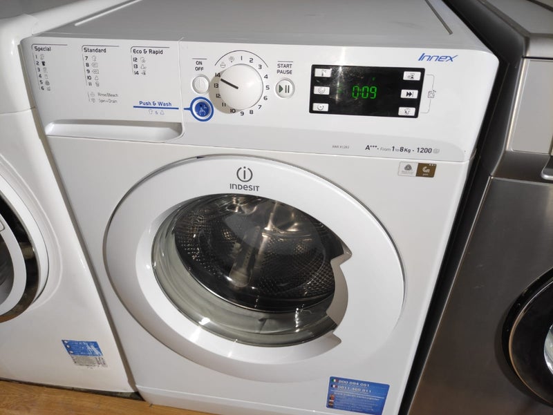 lavadora INDISET 8KG A+++ 1200 RPM