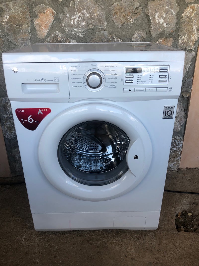 Lavadora LG 6kg 1200rpm