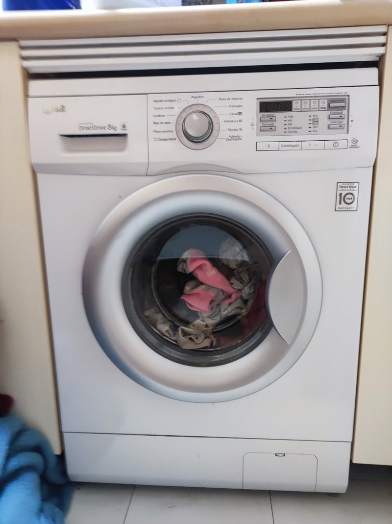 Lavadora LG 8 k.