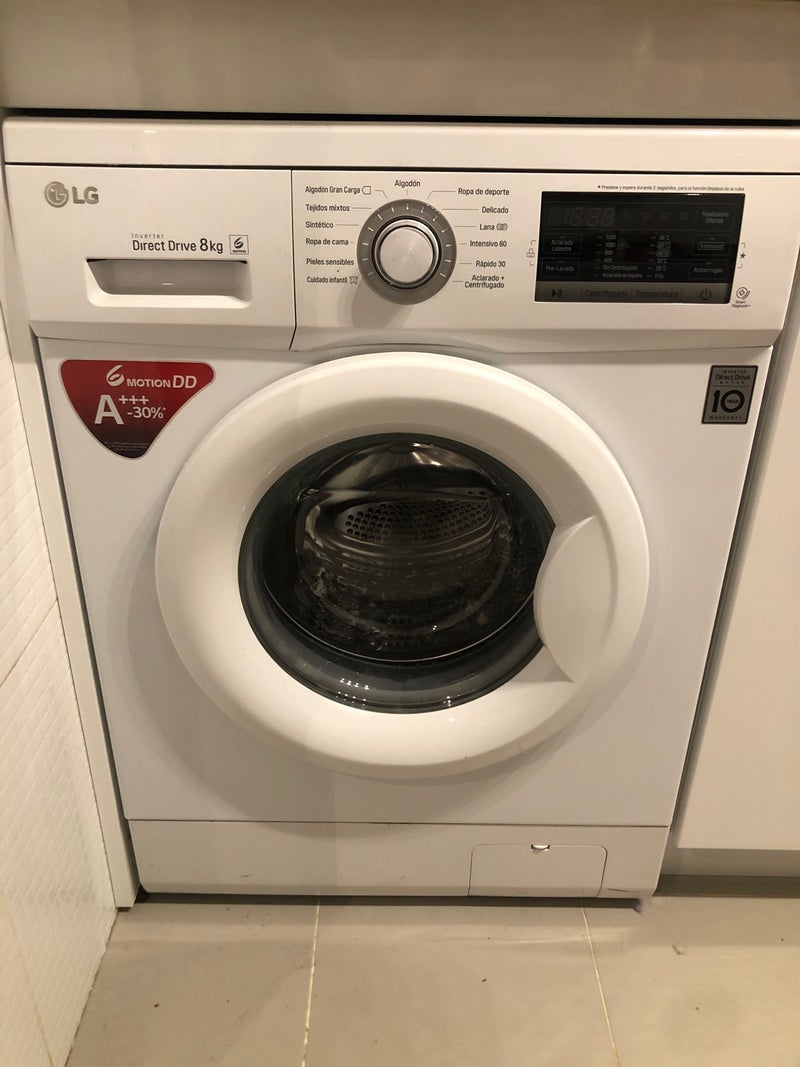Lavadora LG Direct Drive 8 kg