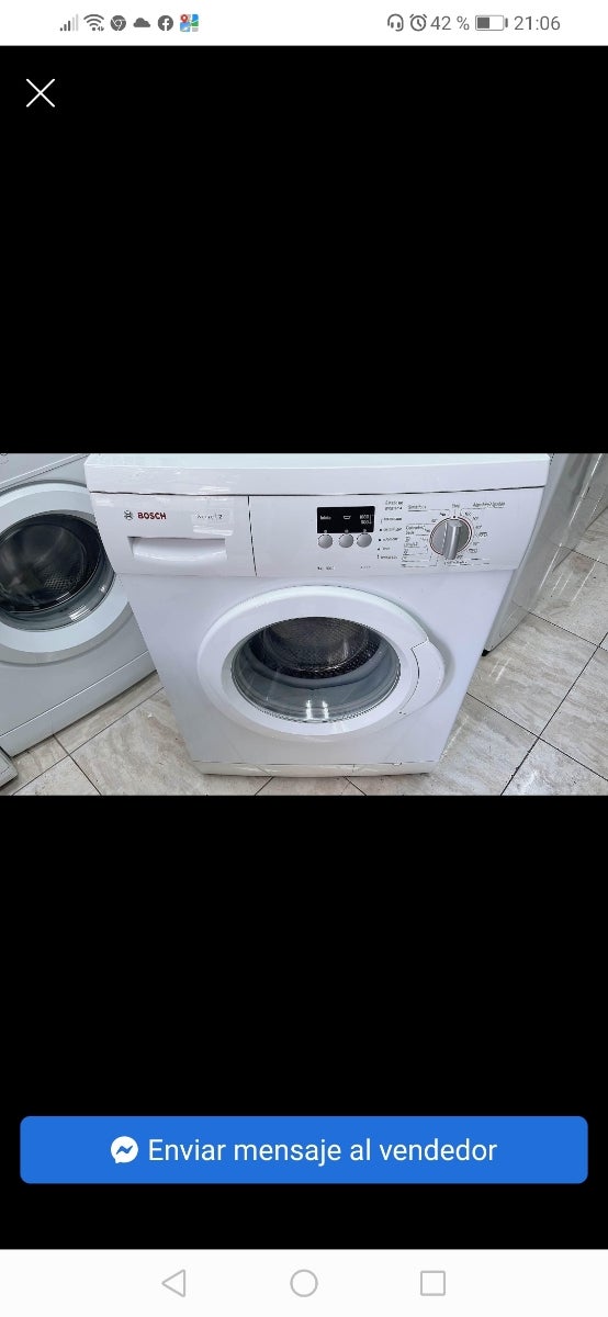 lavadora marca bosch 7 kg con garantía 612220948