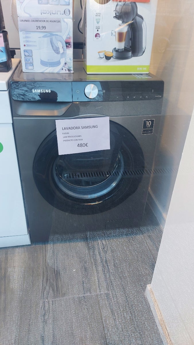 Lavadora Samsung 9 kilos 1400 rpm