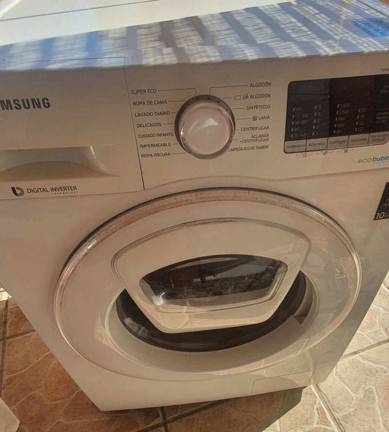lavadora samsung ecobubble de 8kg