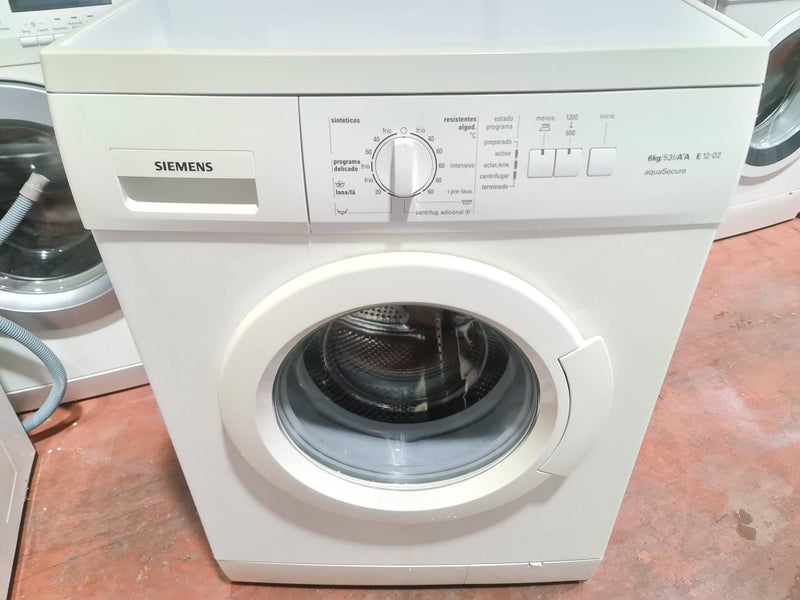 LAVADORA SIEMENS 6 KGS 1000 RPM. A+. OPORTUNIDAD !