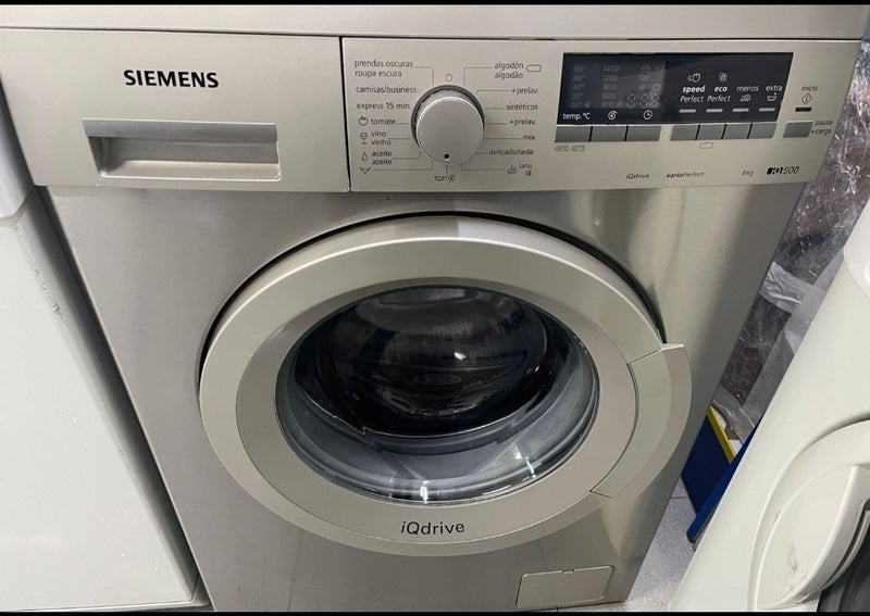 LAVADORA SIEMENS 8KG INOX 199€