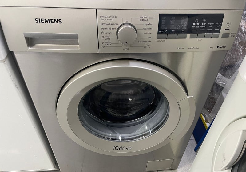 LAVADORA SIEMENS 8KG INOX . GARANTIA 