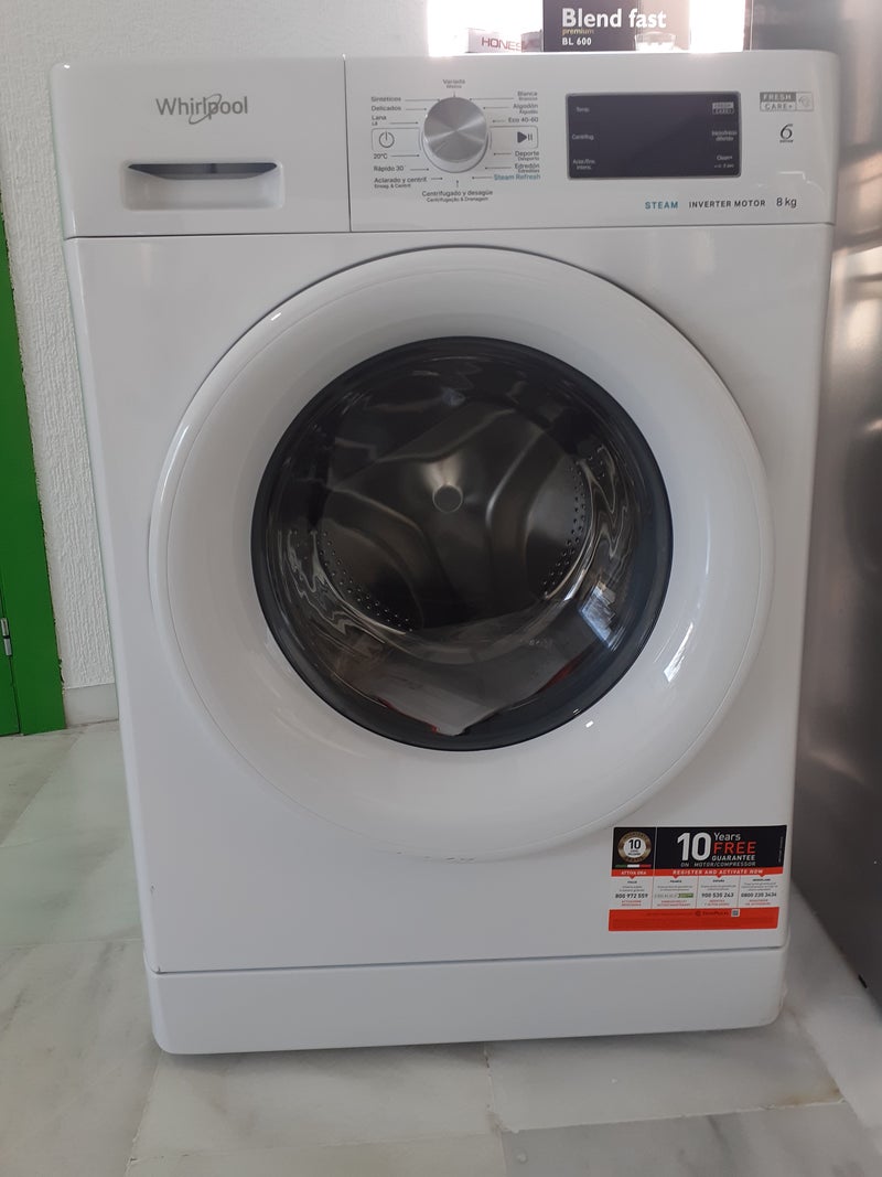 Lavadora whirlpool 8kg