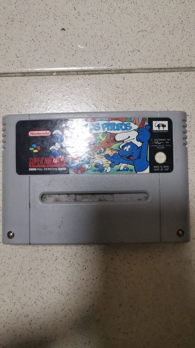 Los Pitufos. Nintendo SNES. 