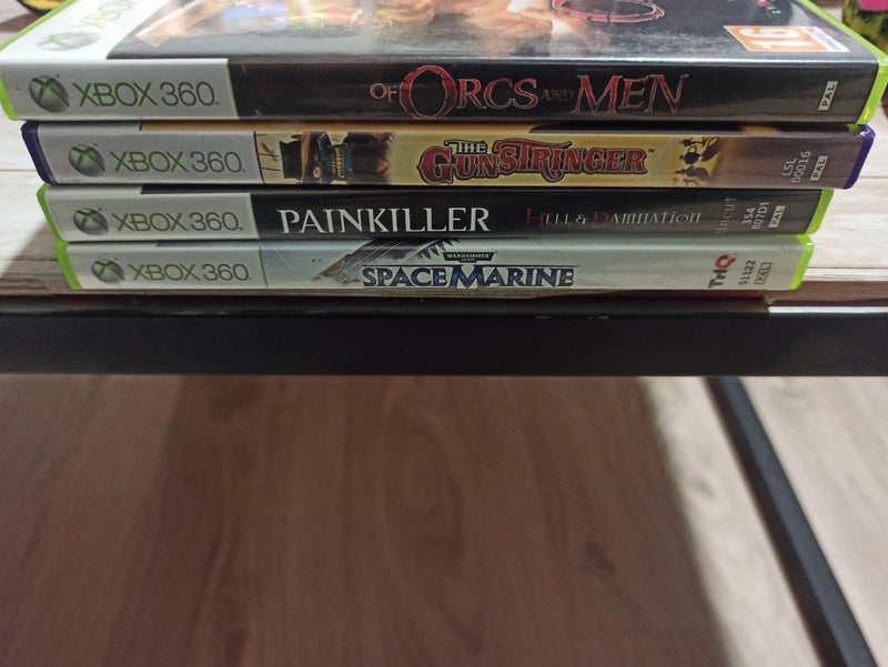 Lote 4 juegos xbox 360