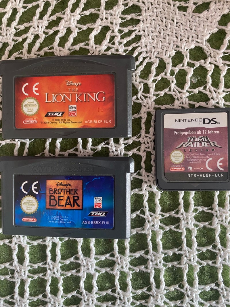 Lote juegos game boy Nintendo ds