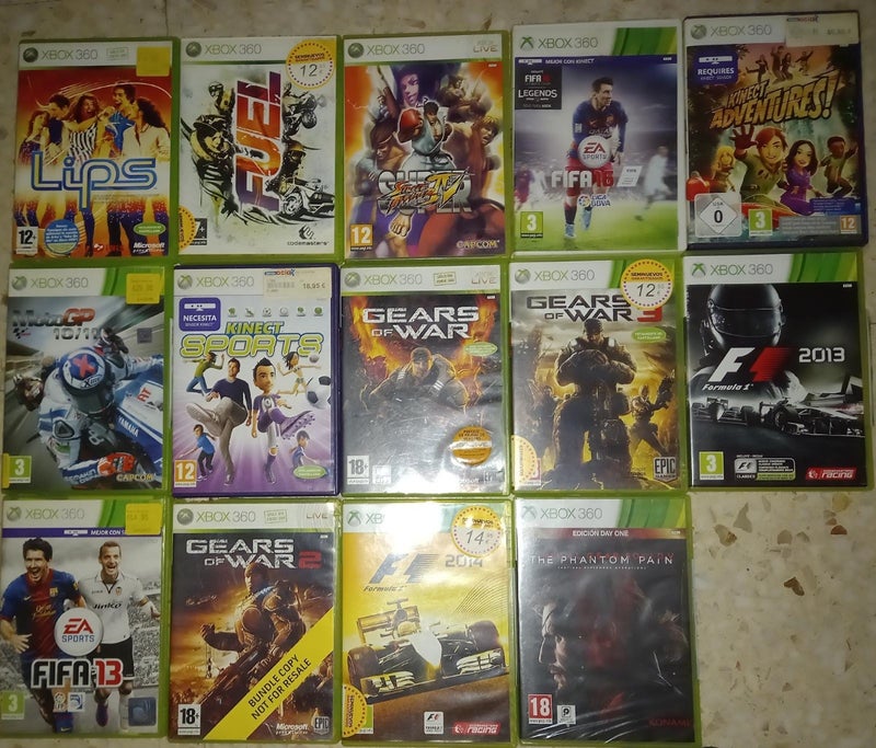 LOTE JUEGOS XBOX 360 (VARIEDAD)