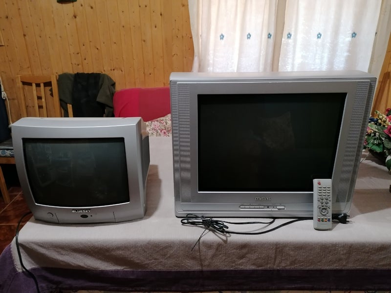 LOTE TV SANYO PANTALLA PLANA Y BLUESKY 14